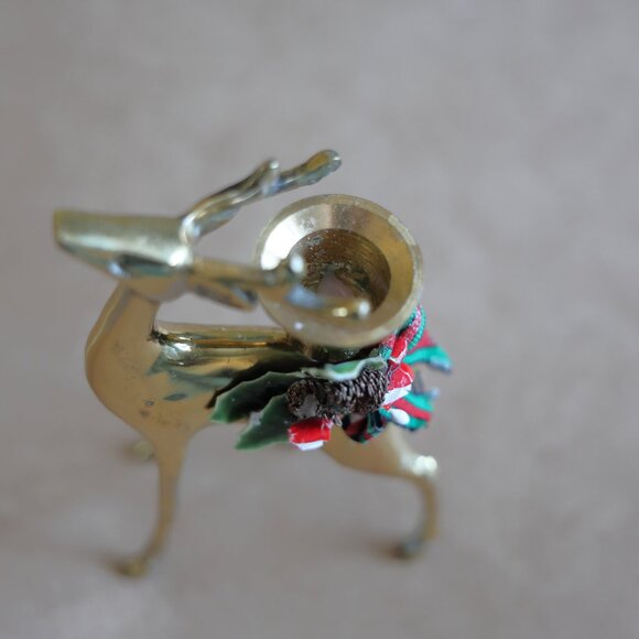 deer candlestick holder - Picture 4 of 7